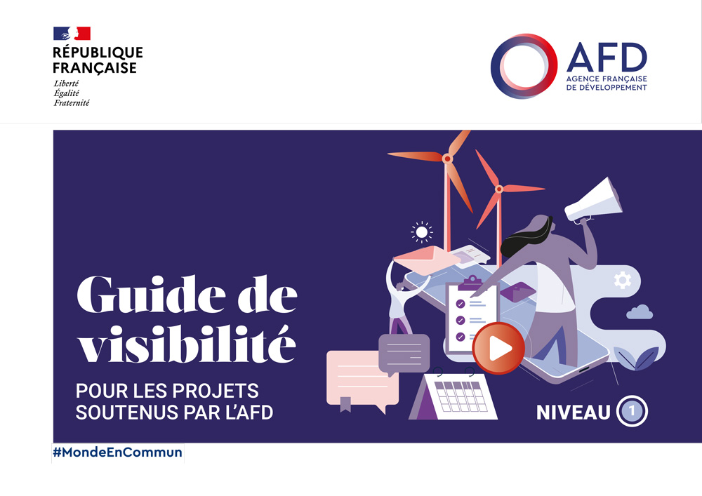 Kit de visibilité pour les projets soutenus par l’AFD (Niveau 1)